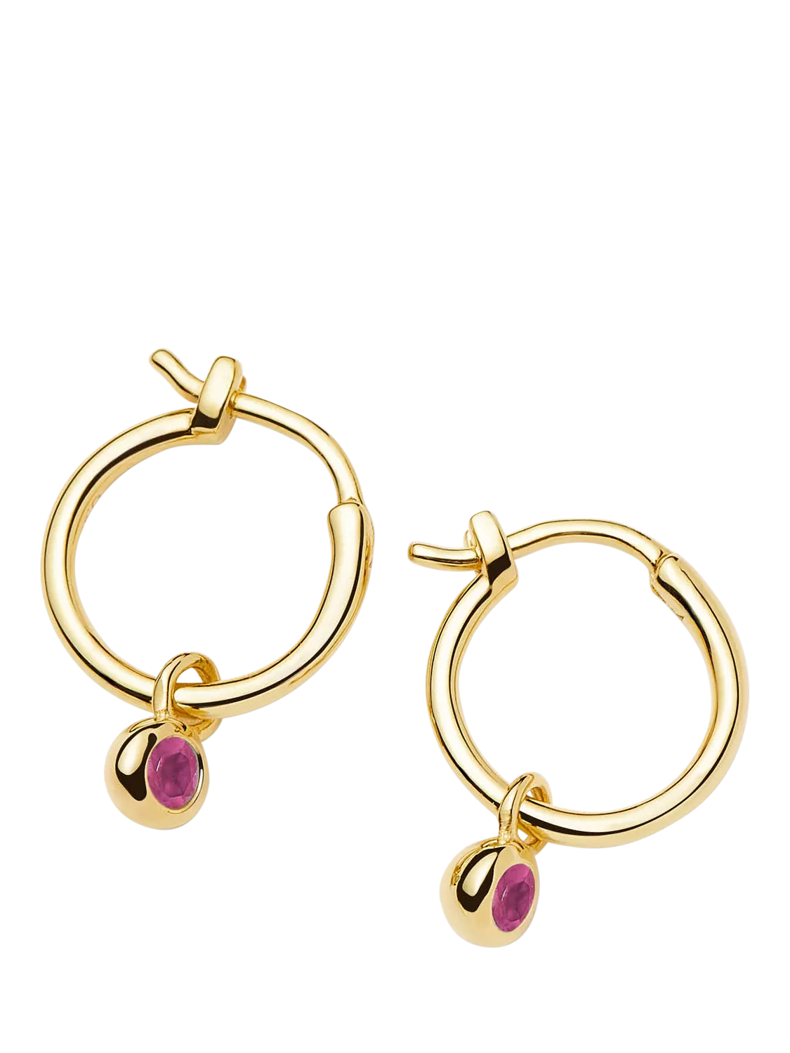 Missoma Birthstone Mini Hoop Earrings