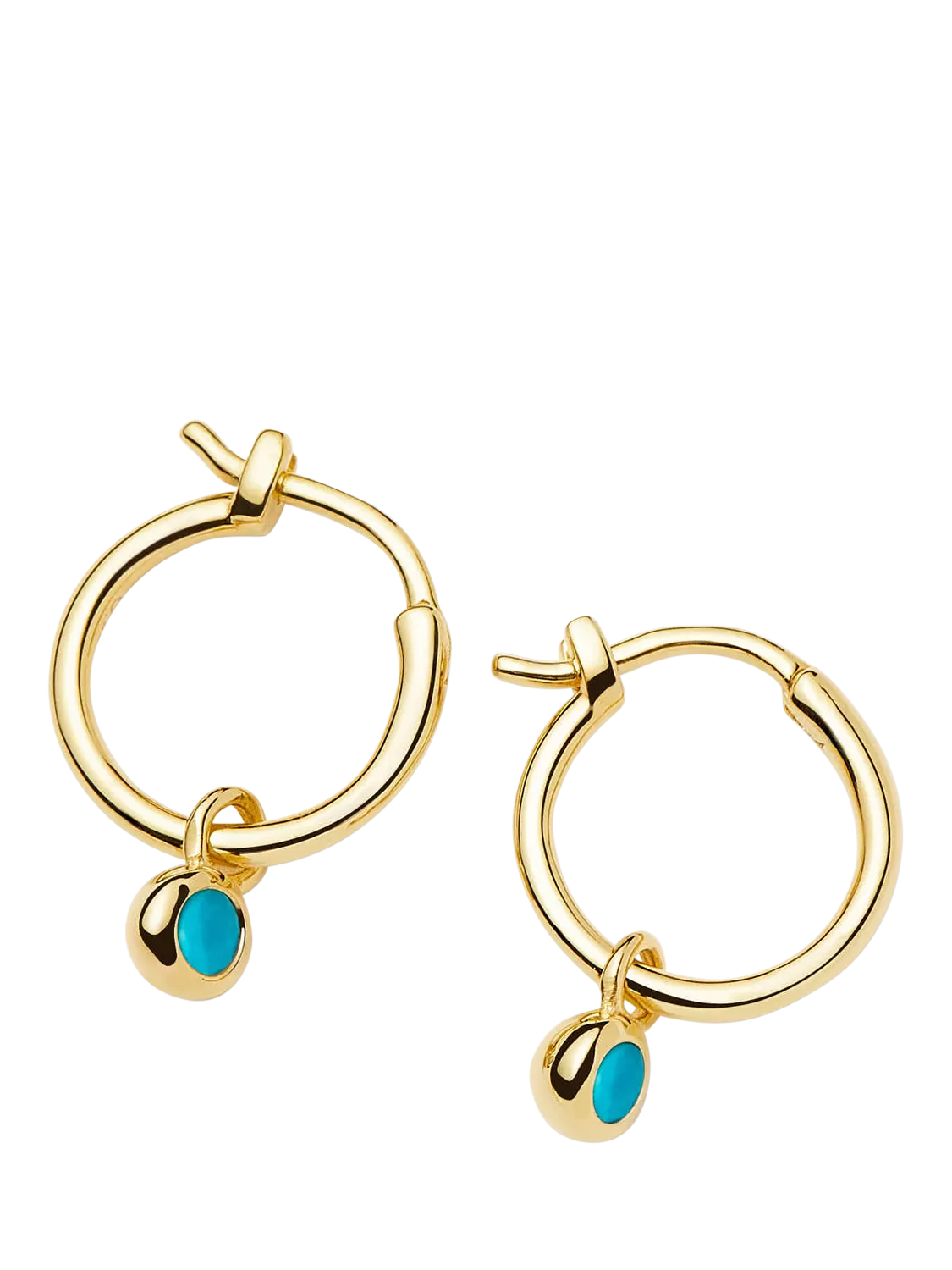 Missoma birthstone mini hoop earrings (British brand)