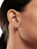 Missoma gold huggie earrings L11.2mm, imported from the UK