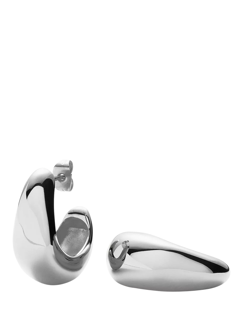 Missoma Sculptural Medium Chunky Hoop Earrings