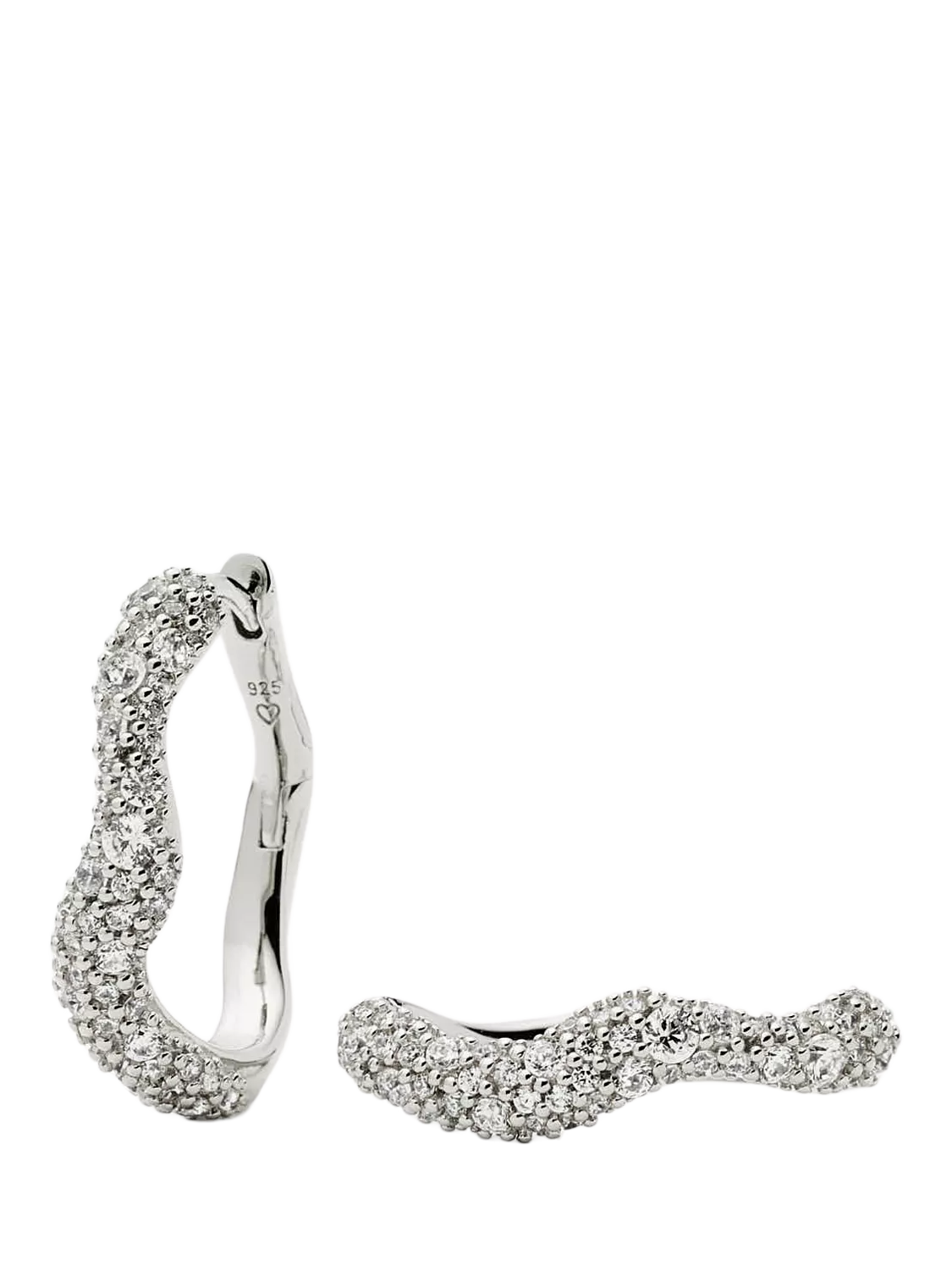 Missoma Molten Snow Small Hoop Earrings