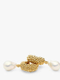 Missoma Baya Pearl Drop Hoop Earrings (British brand)