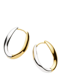 Missoma small hoop earrings mixed metals (British brand)