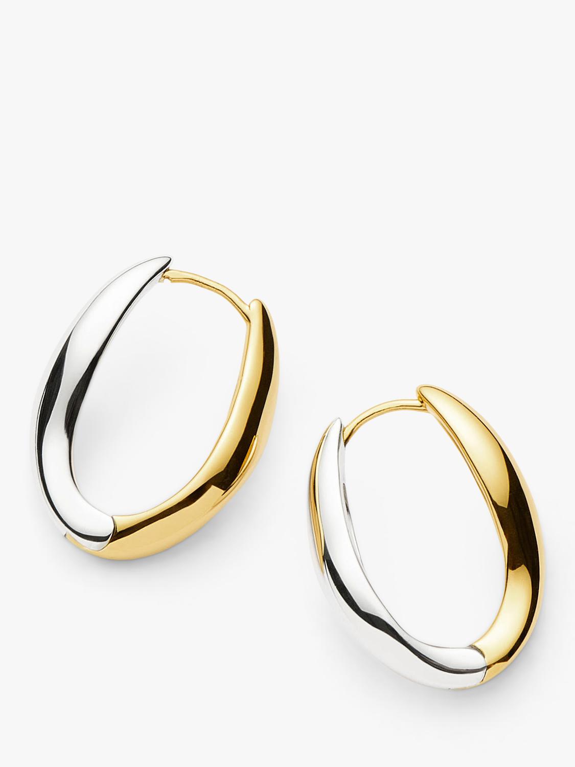 Missoma small hoop earrings mixed metals (British brand)