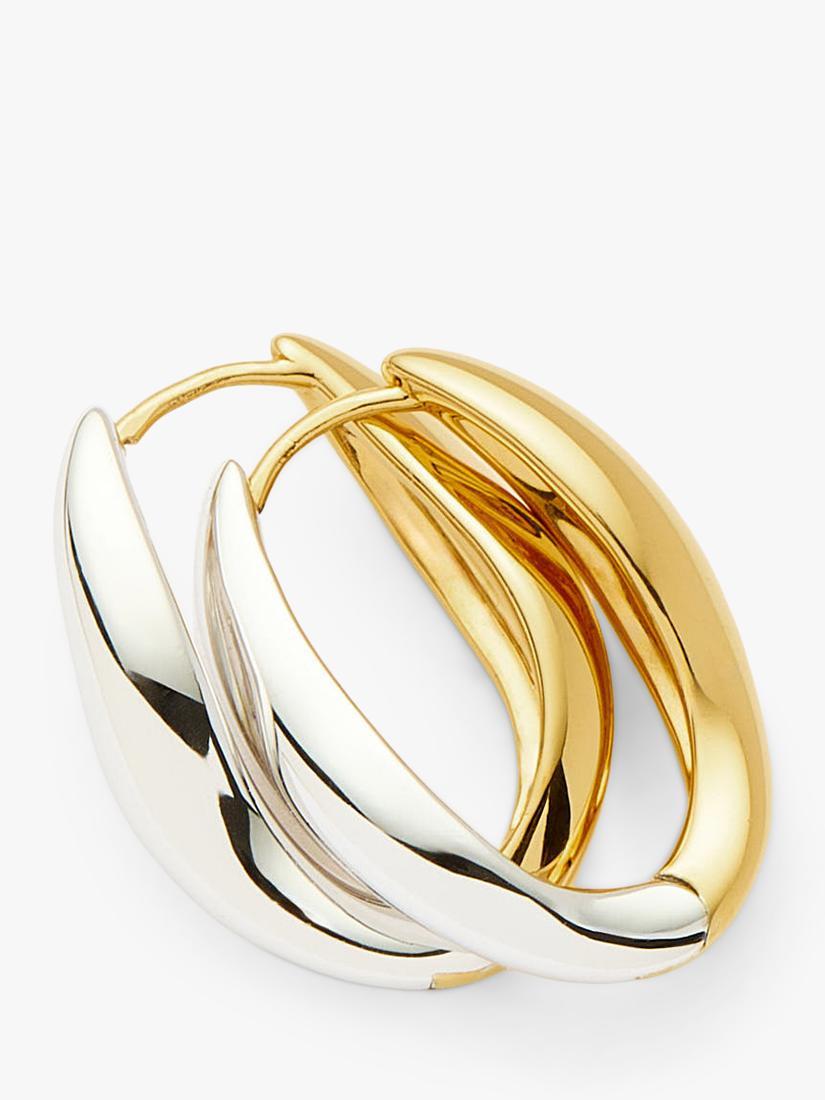 Missoma small hoop earrings mixed metals (British brand)