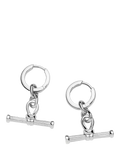 Missoma T-Bar Charm Huggie Hoop Earrings