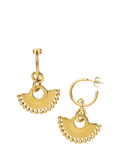 Missoma Zenyu chandelier hoop earrings gold plated (British brand)