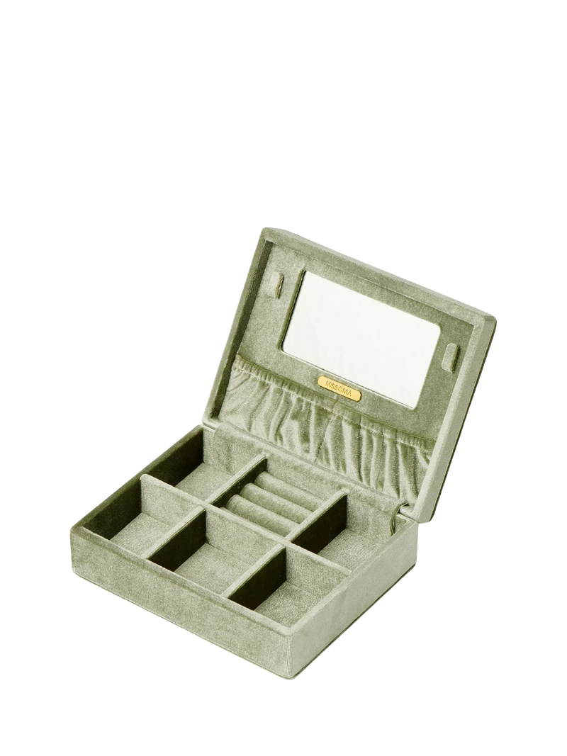 Missoma Velvet Jewellery Box H5 x W18 x D14.5cm