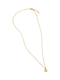 Missoma gold birthstone pendant necklace cubic zirconia (British brand)
