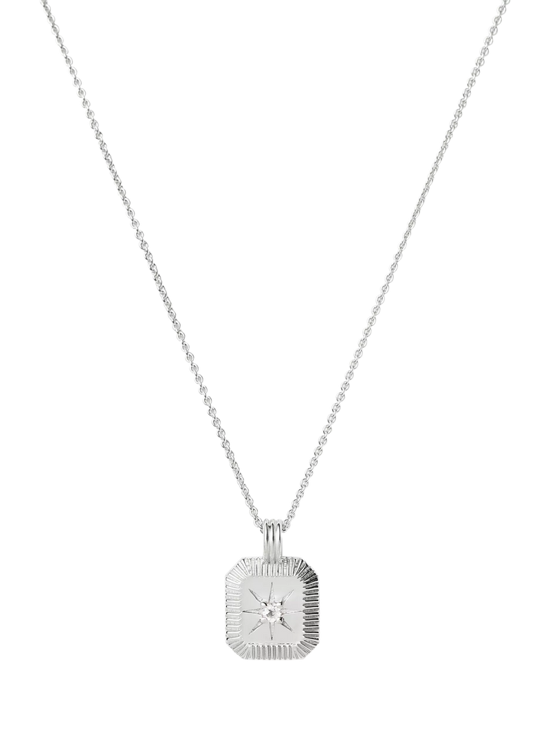 Missoma Birthstone Ridged Pendant Necklace