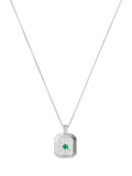 Missoma Birthstone Ridged Pendant Necklace