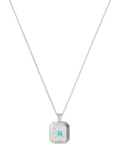 Missoma Birthstone Ridged Pendant Necklace