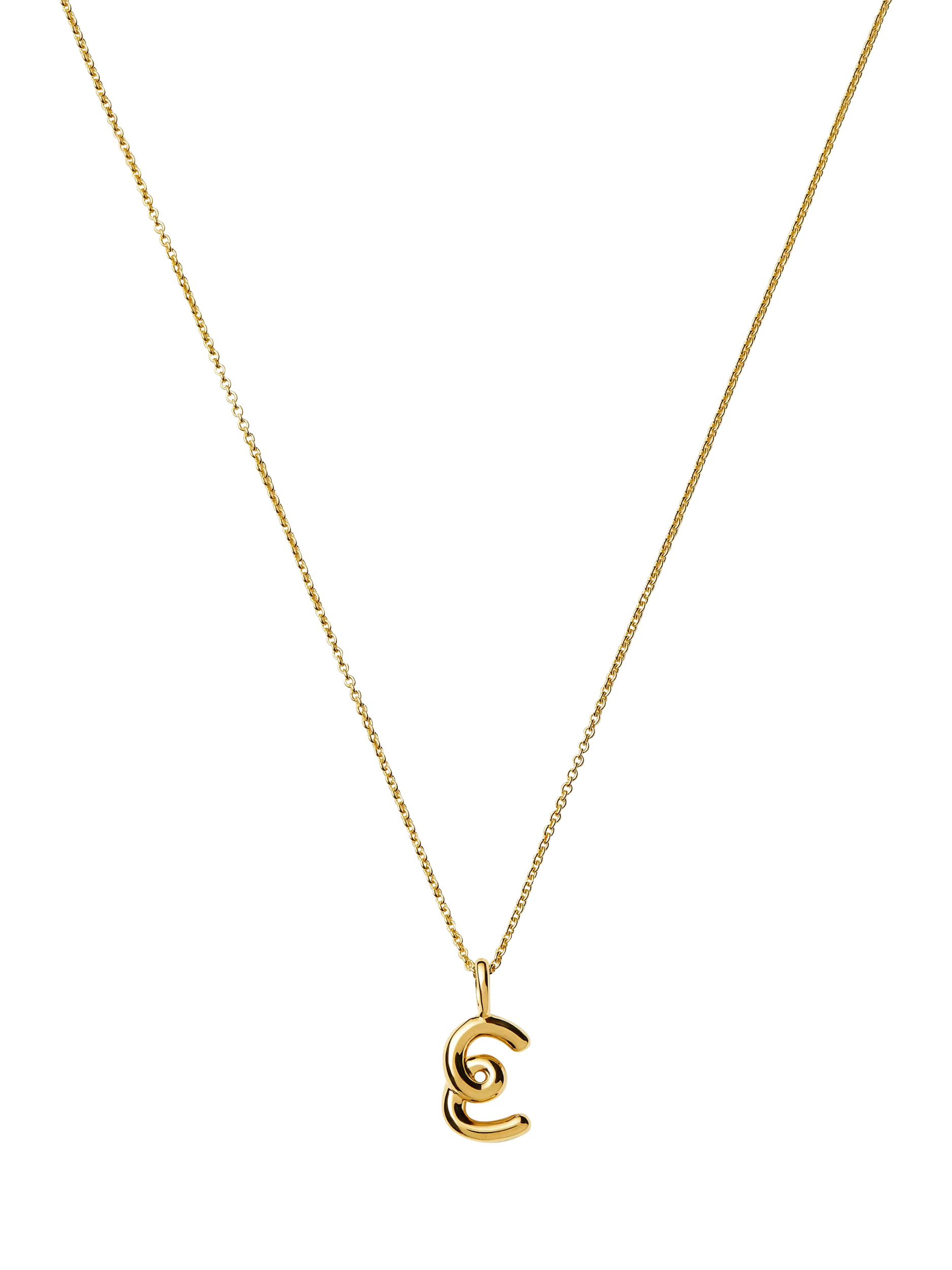 Missoma Initial Pendant Necklace, E
