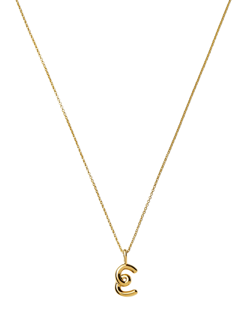 Missoma Initial Pendant Necklace, E