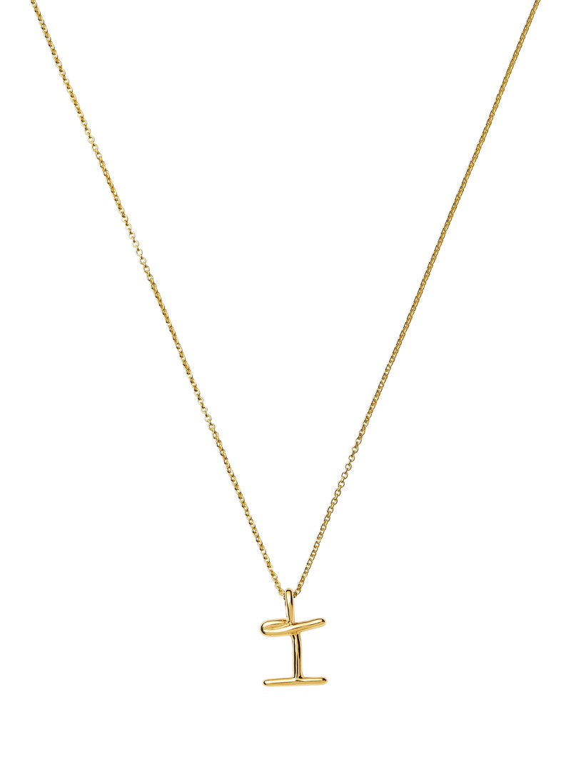 Missoma Initial Pendant Necklace, I