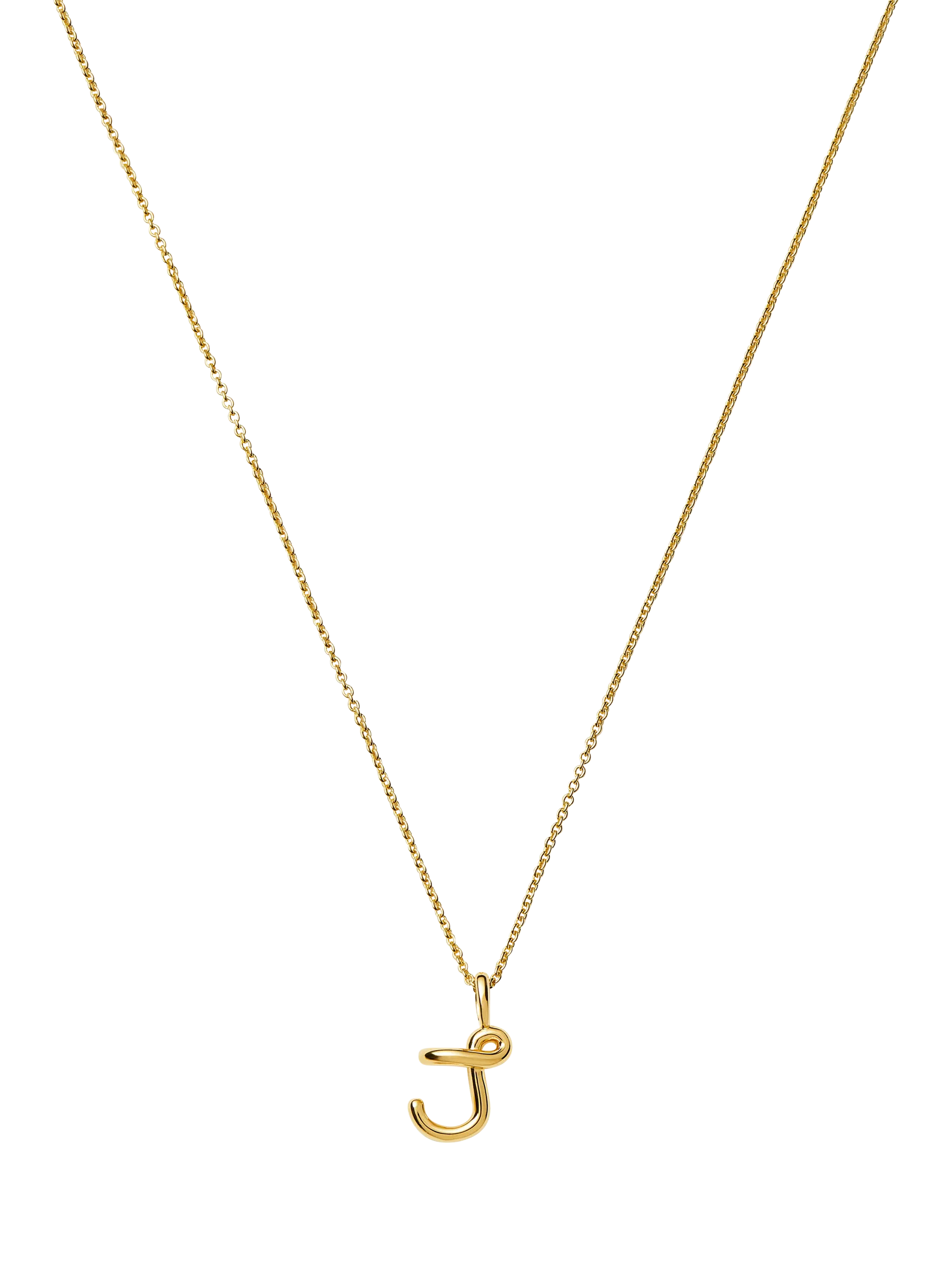 Missoma Initial Pendant Necklace, J