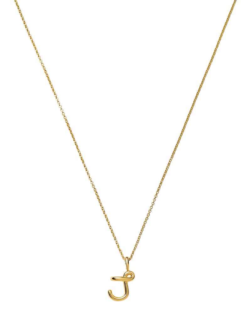 Missoma Initial Pendant Necklace, J