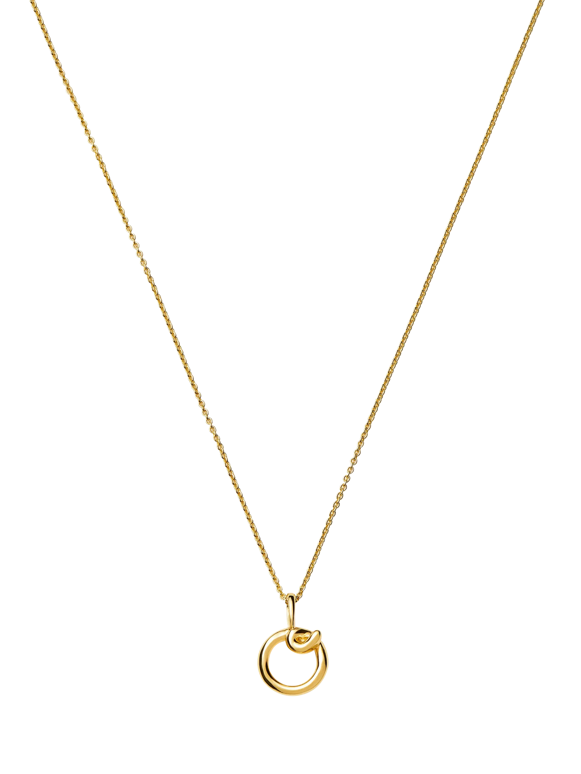 Missoma Initial Pendant Necklace, O