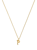 Missoma initial pendant necklace gold vermeil recycled sterling silver - British product