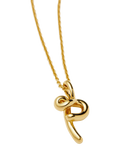 Missoma initial pendant necklace gold vermeil recycled sterling silver - British product