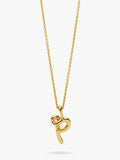 Missoma initial pendant necklace gold vermeil recycled sterling silver - British product