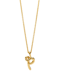 Missoma initial pendant necklace gold vermeil recycled sterling silver - British product