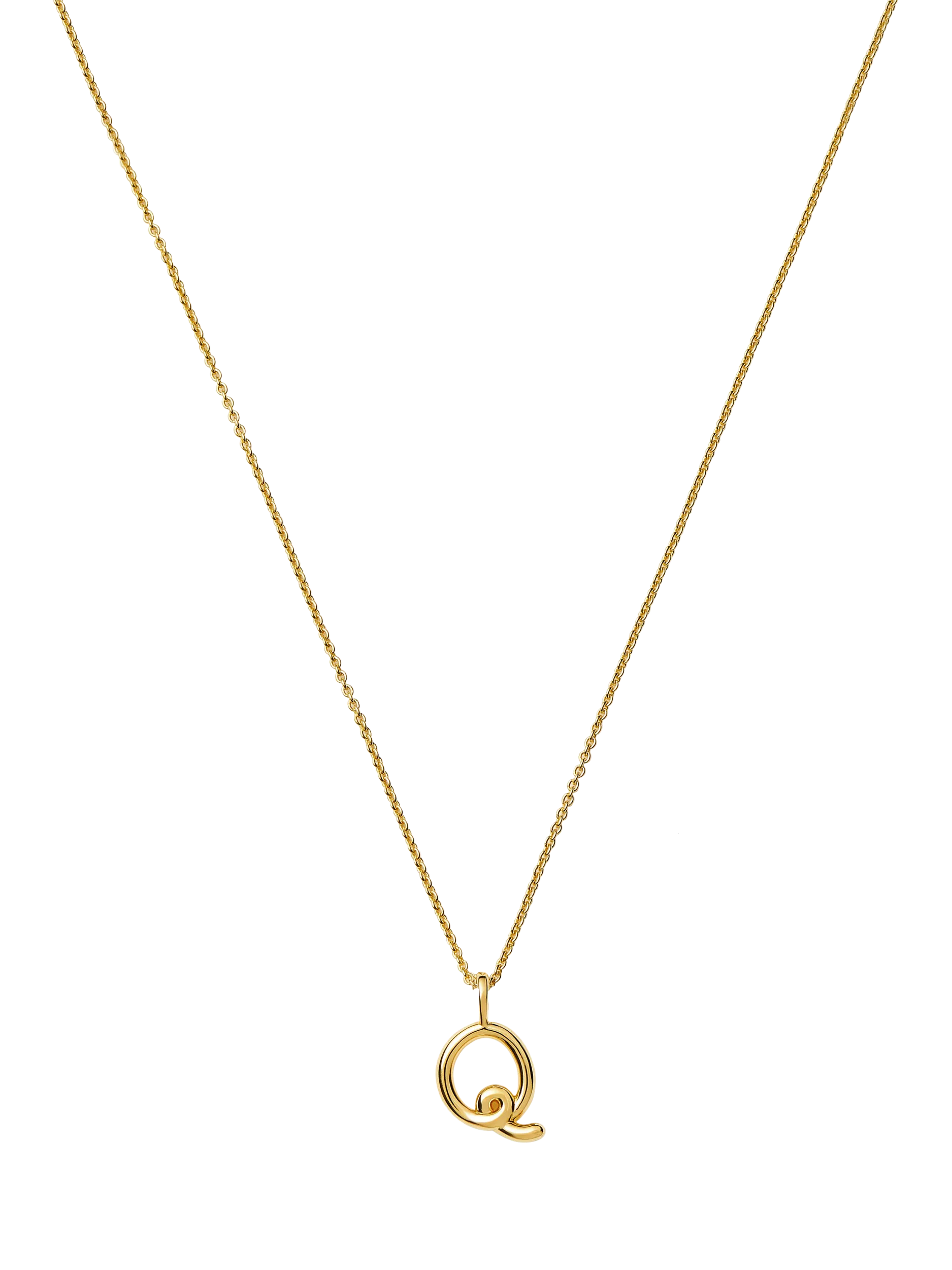 Missoma Initial Pendant Necklace, Q