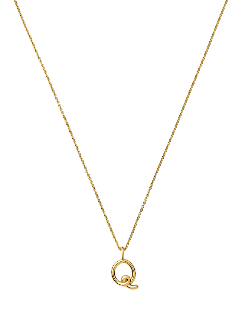 Missoma Initial Pendant Necklace, Q