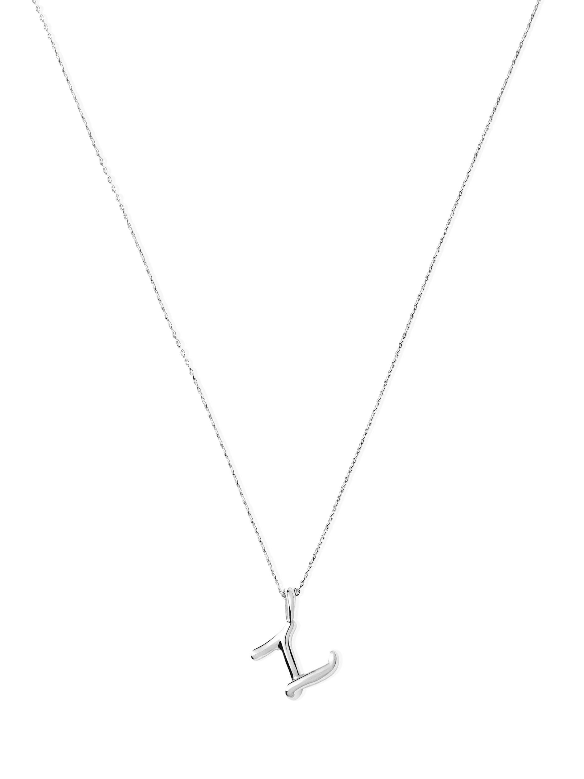 Missoma Curly Molten Mini Initial Pendant Necklace 45cm