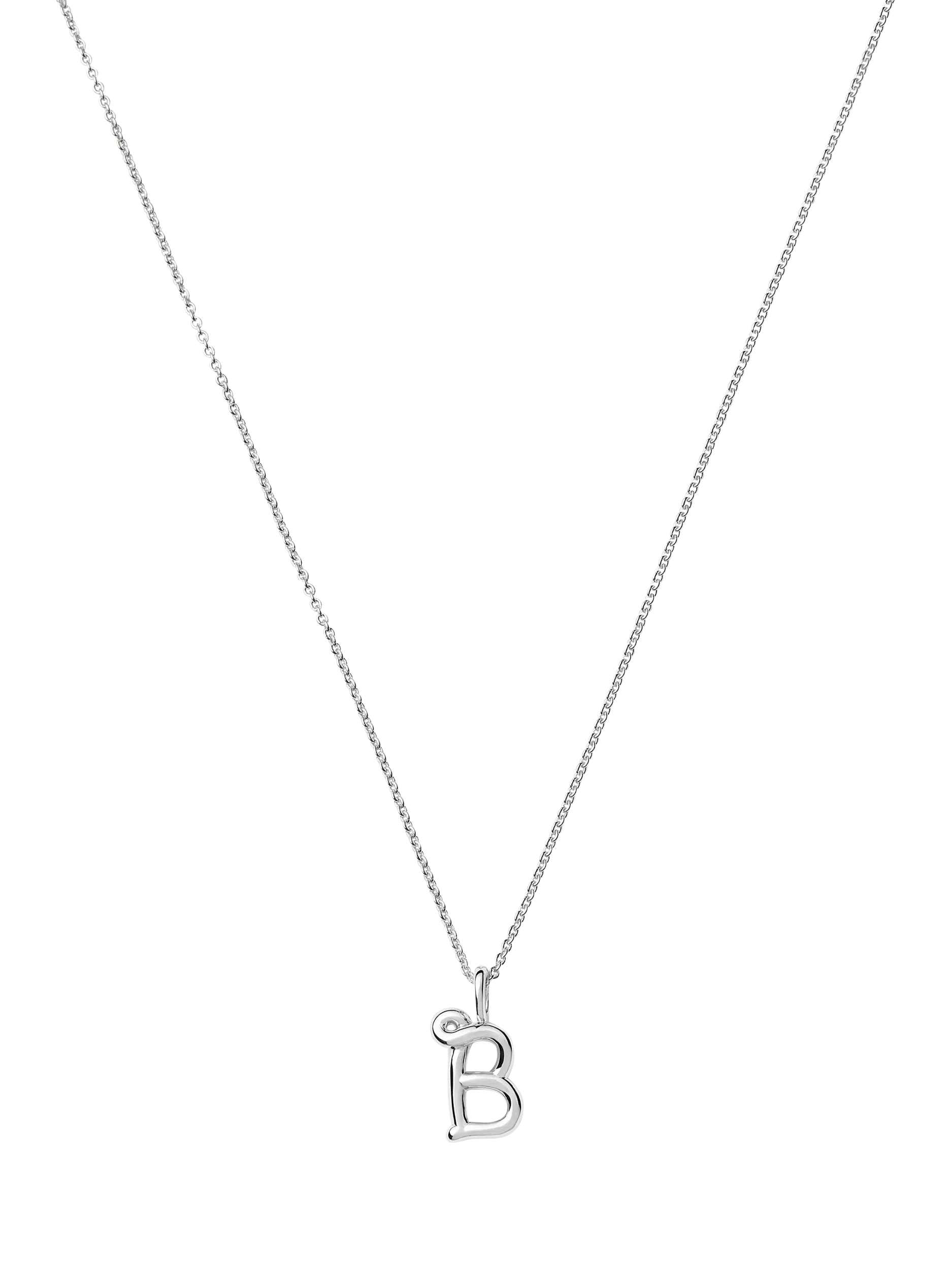 Missoma Curly Molten Mini Initial Pendant Necklace, B