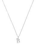 Missoma Curly Molten Mini Initial Pendant Necklace, B
