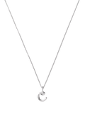 Missoma Curly Molten Mini Initial Pendant Necklace, C