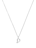 Missoma Curly Molten Mini Initial Pendant Necklace, D