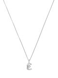 Missoma Curly Molten Mini Initial Pendant Necklace, E