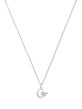 Missoma Curly Molten Mini Initial Pendant Necklace, G