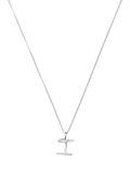 Missoma Curly Molten Mini Initial Pendant Necklace, I