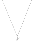 Missoma Curly Molten Mini Initial Pendant Necklace, K