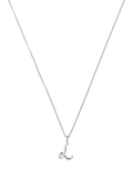 Missoma Curly Molten Mini Initial Pendant Necklace, L