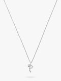 Missoma initial pendant necklace sterling silver, imported from the UK