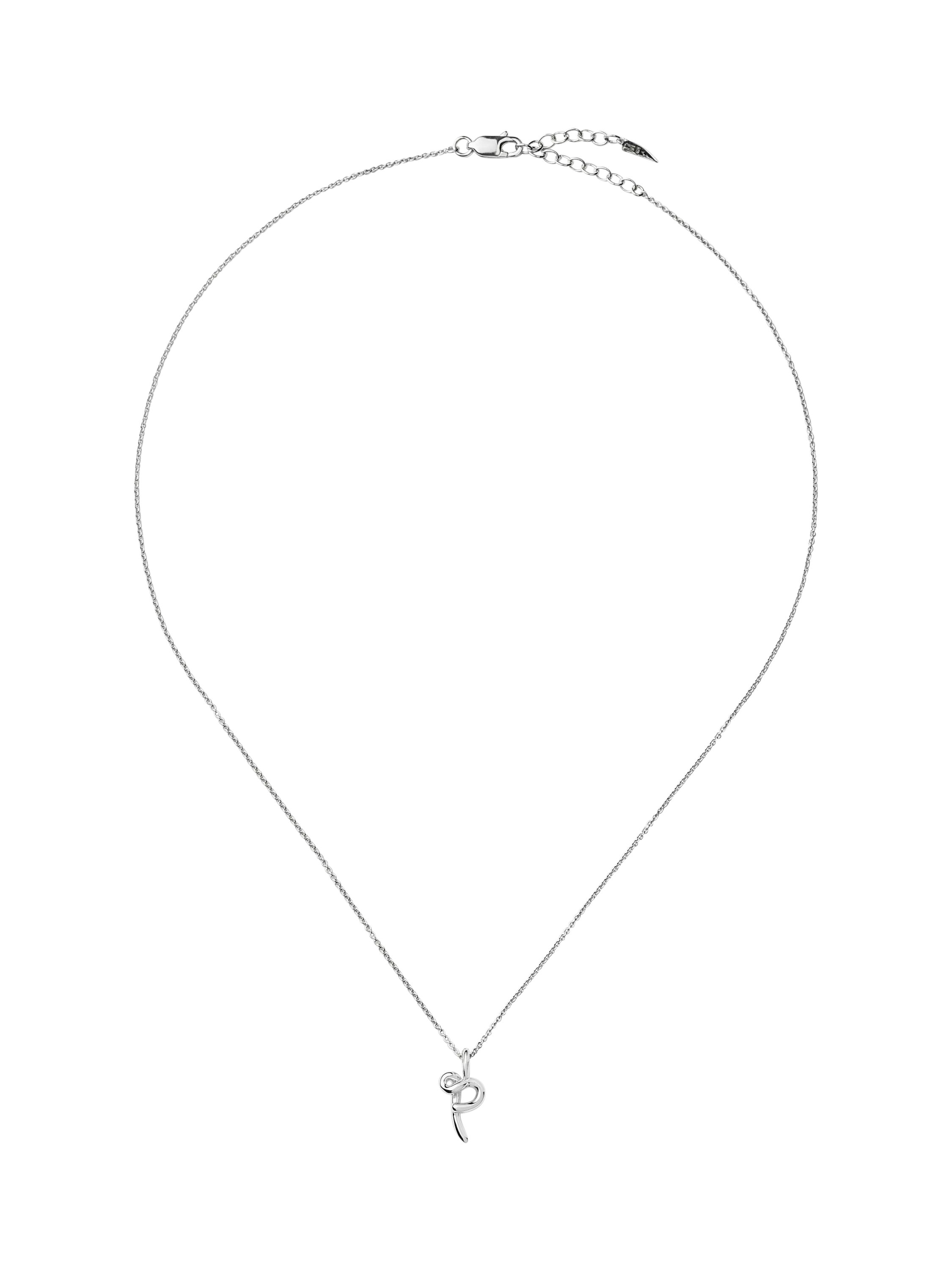 Missoma initial pendant necklace sterling silver, imported from the UK