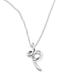 Missoma initial pendant necklace sterling silver, imported from the UK