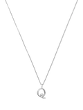 Missoma Curly Molten Mini Initial Pendant Necklace, Q