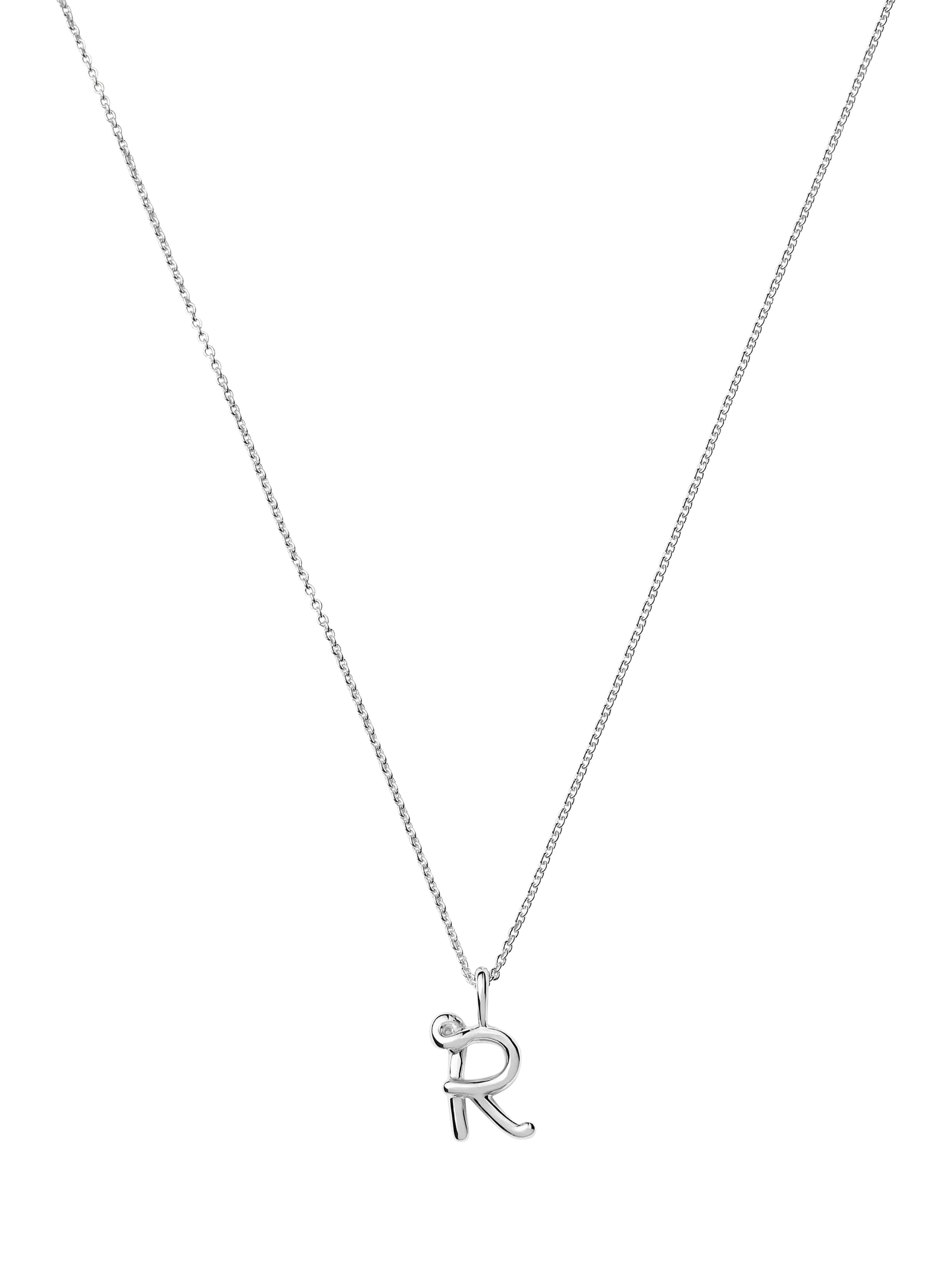 Missoma Curly Molten Mini Initial Pendant Necklace 45cm