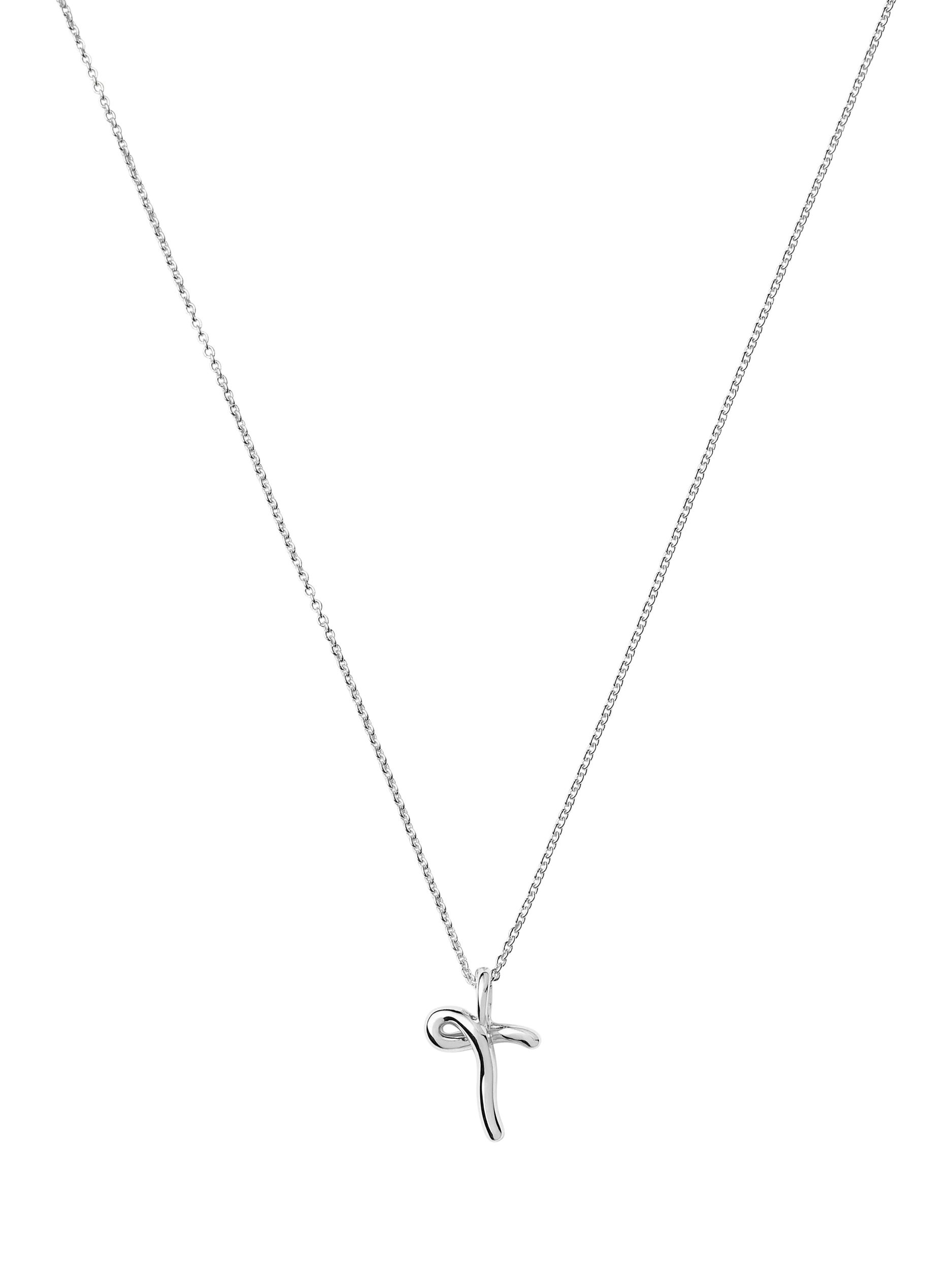Missoma Curly Molten Mini Initial Pendant Necklace 45cm