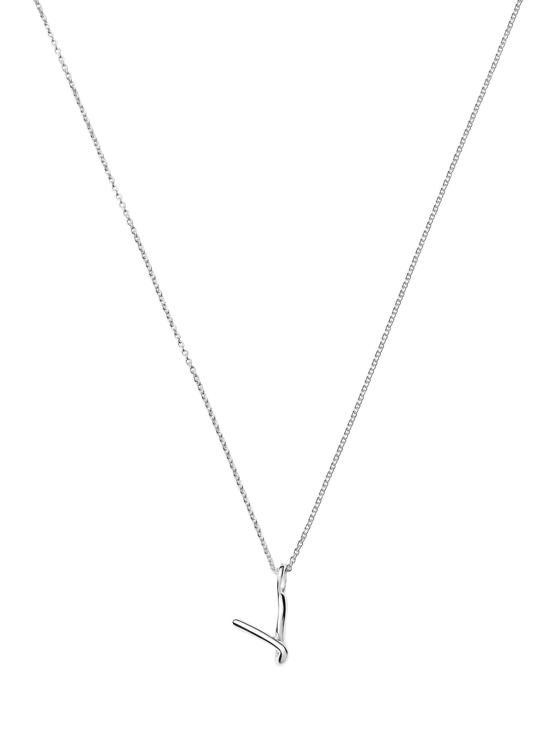 Missoma Curly Molten Mini Initial Pendant Necklace 45cm