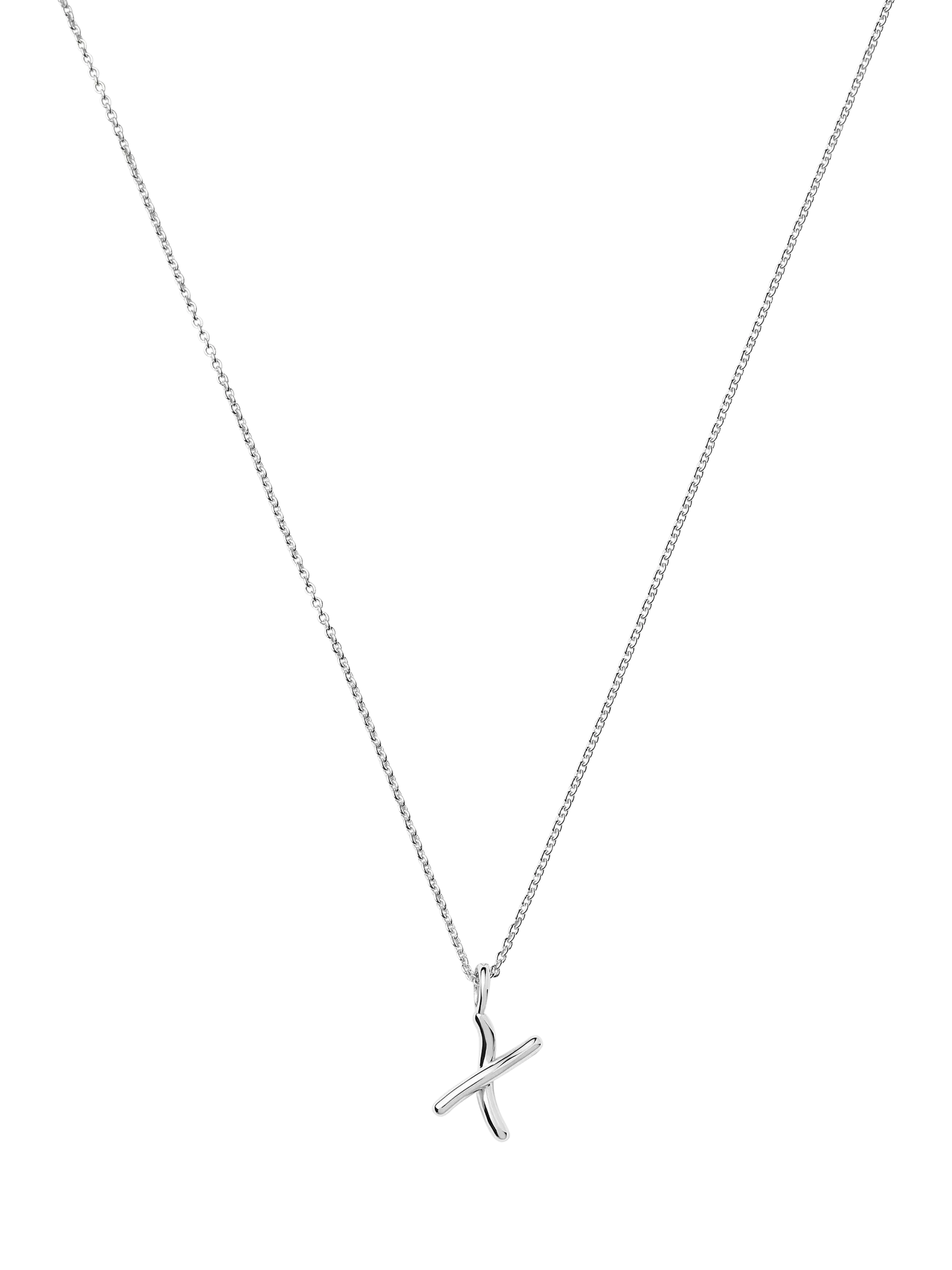 Missoma Curly Molten Mini Initial Pendant Necklace 45cm