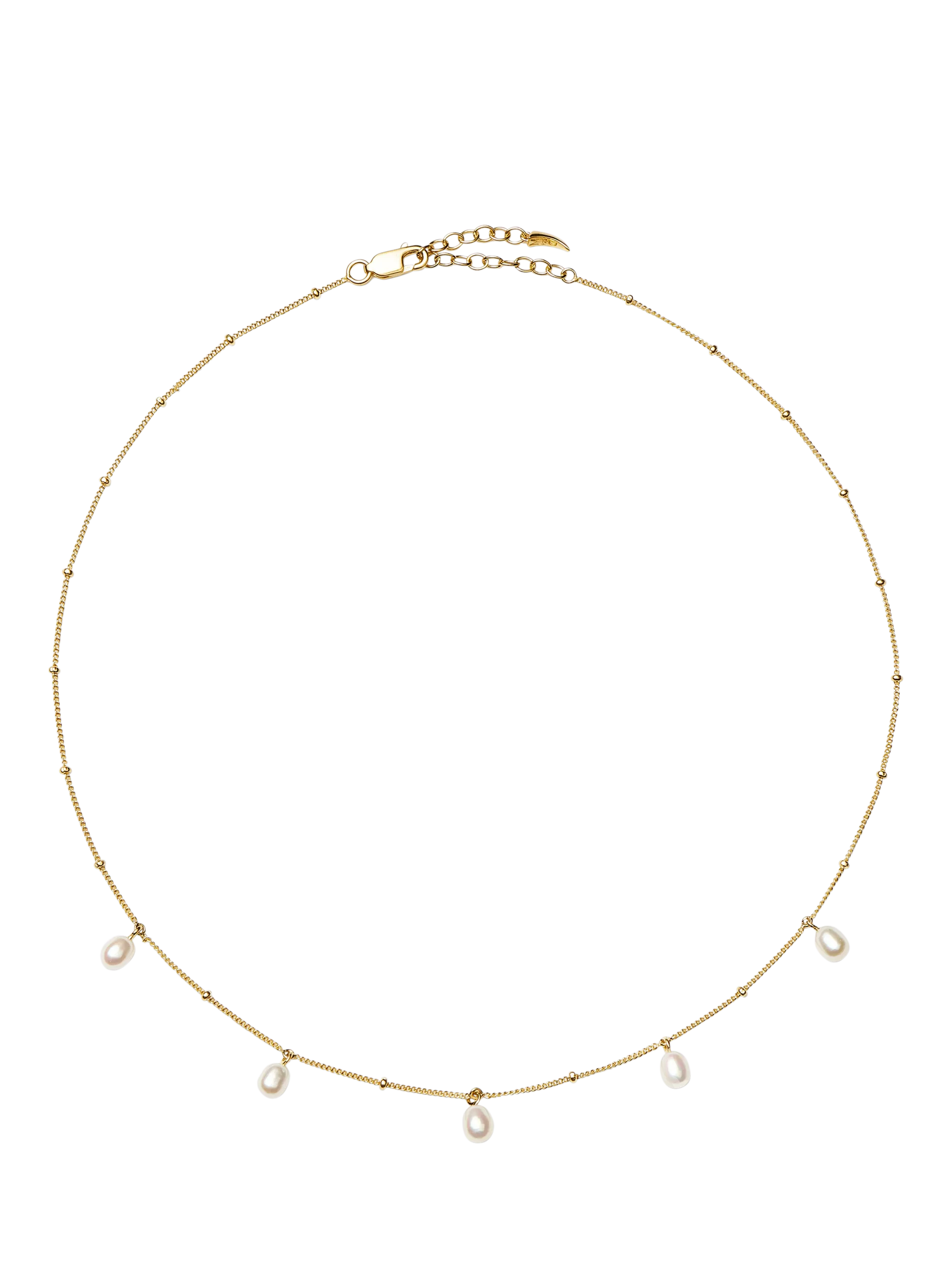 Missoma Pearl Charm Choker Necklace