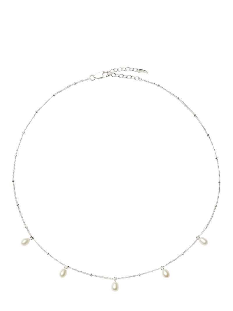 Missoma pearl charm choker necklace 42cm, UK version