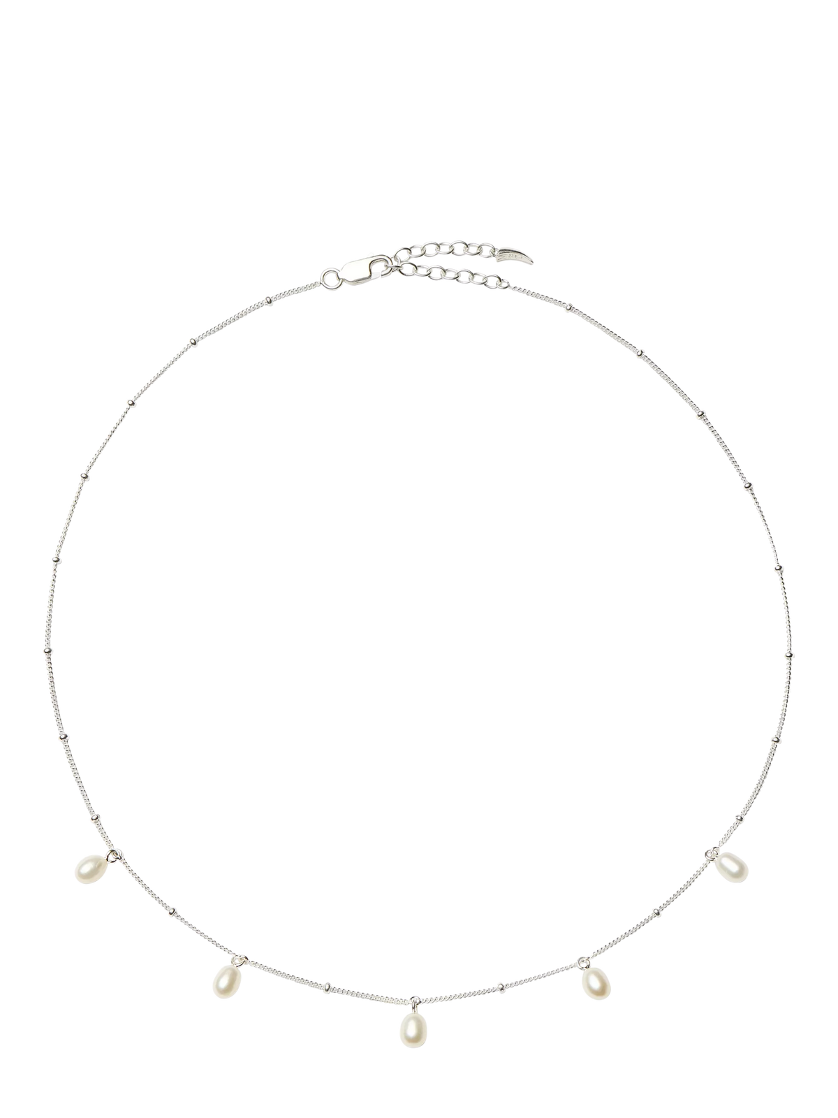 Missoma pearl charm choker necklace 42cm, UK version