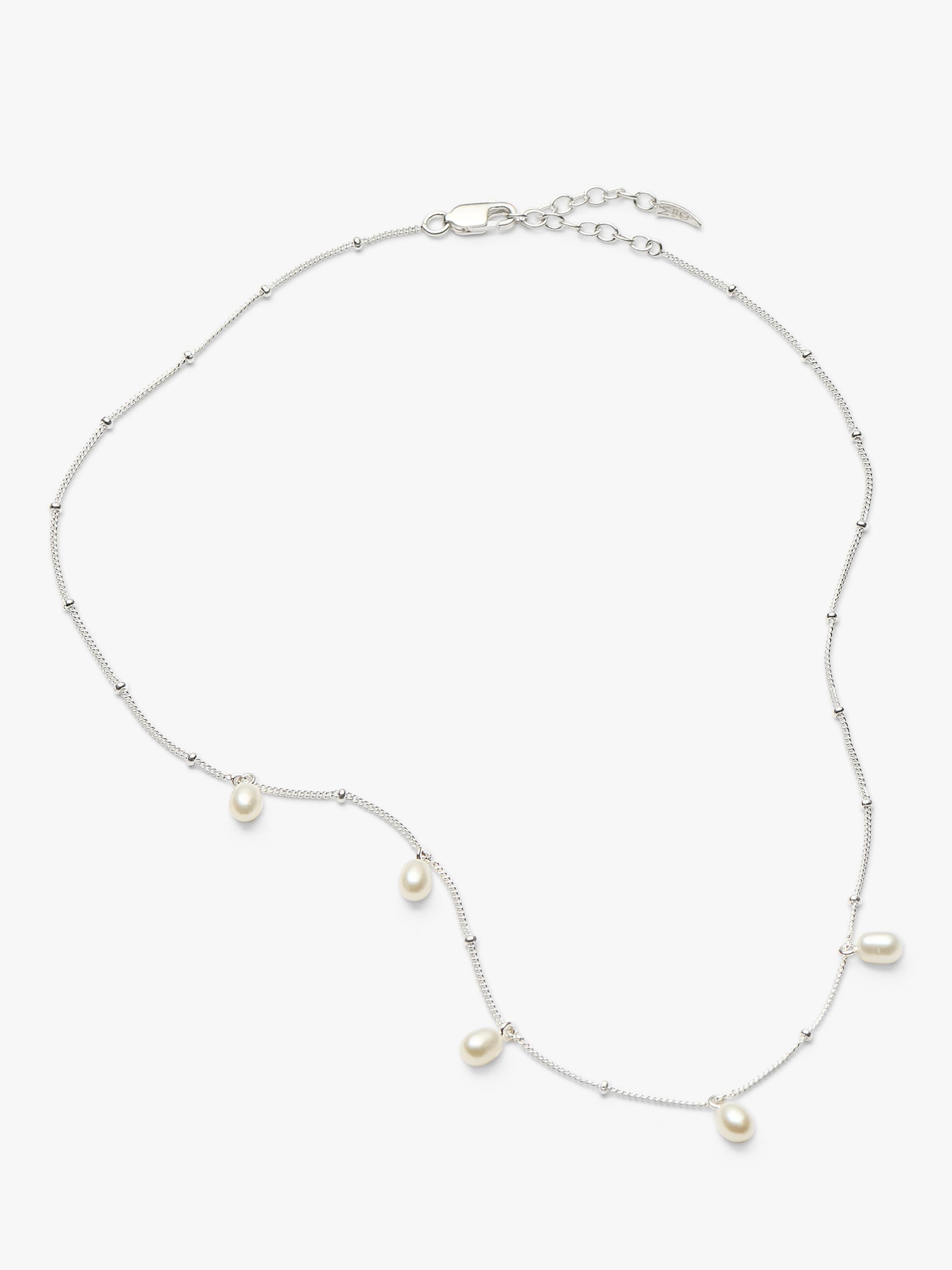 Missoma pearl charm choker necklace 42cm, UK version